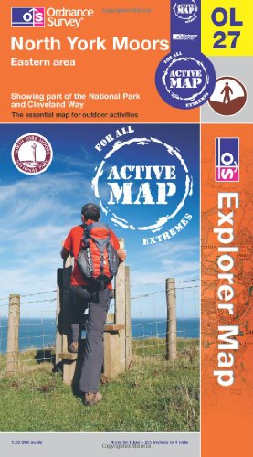 North York Moors - Eastern Area: Sheet OL27 (OS Explorer Map Active)
