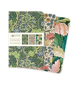 William Morris Set of 3 Mini Notebooks (Mini Notebook Collections)