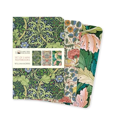 William Morris Set of 3 Mini Notebooks (Mini Notebook Collections)
