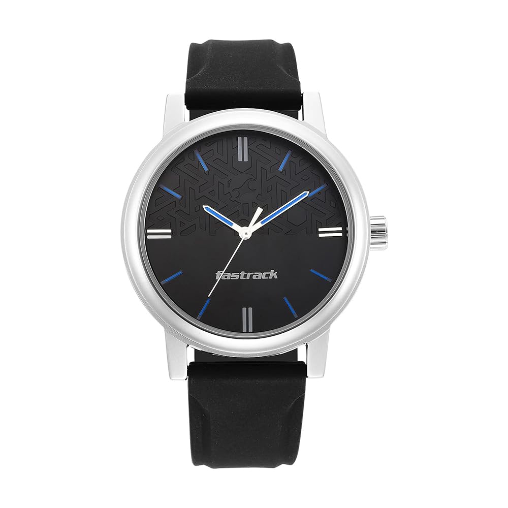 Fastrack Quartz Analog Black Dial & Silicone Band Watch for Men-3261SP02 (B09BCHWP7L) Amazon Price History, Amazon Price Tracker