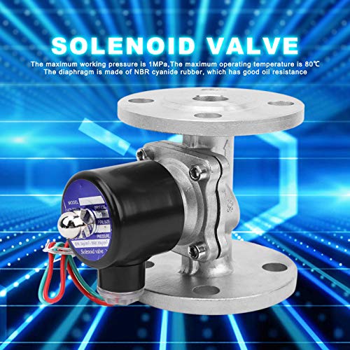 Électrovanne 2W bloquer fluide sans pression résout pannes vanne NC inox G3/4 - 6