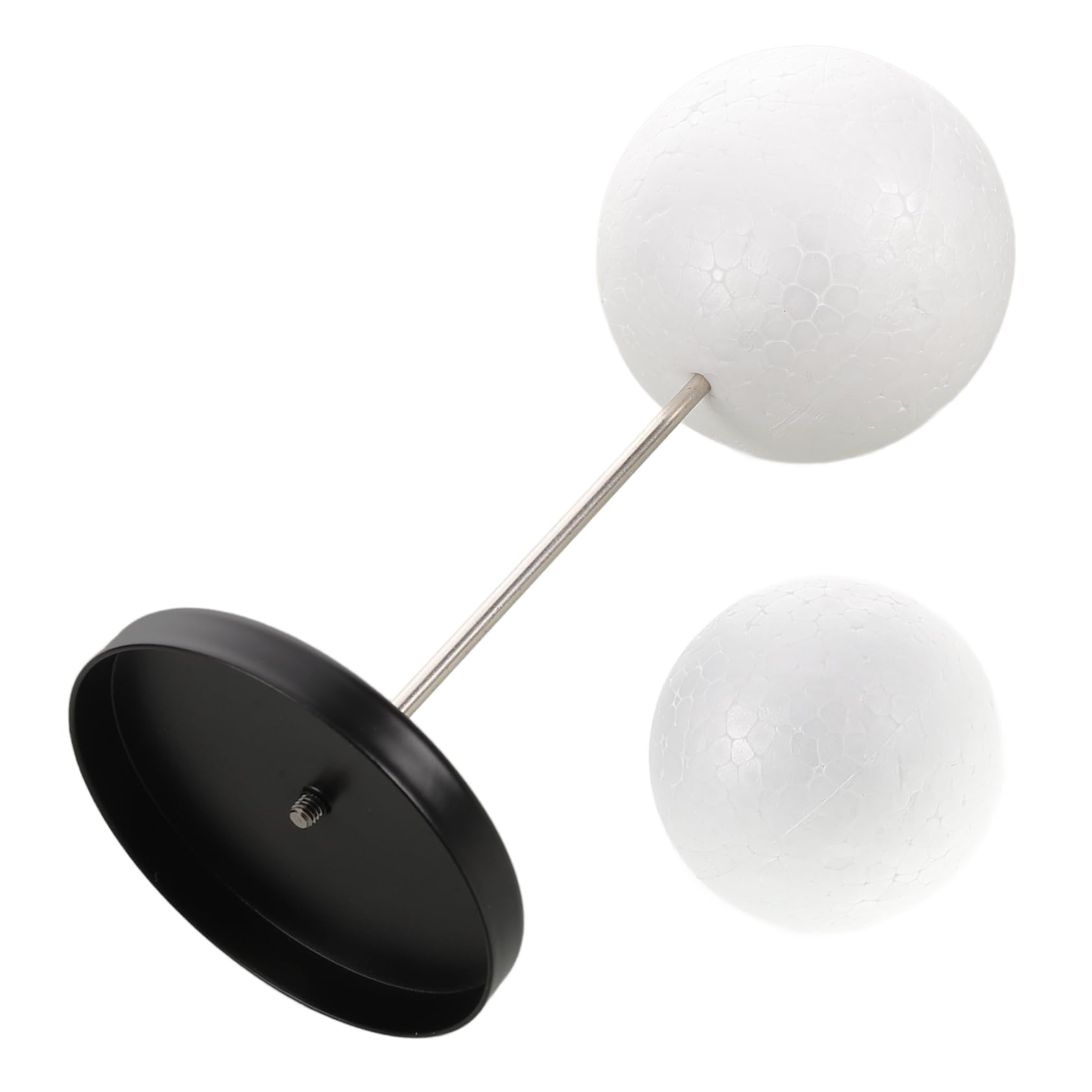 Mikinona Wig Finishing Rack Mannequin Head Stand Multi-purpose Hairpiece Holder Compact Lightweight Design with 2 Foam Balls