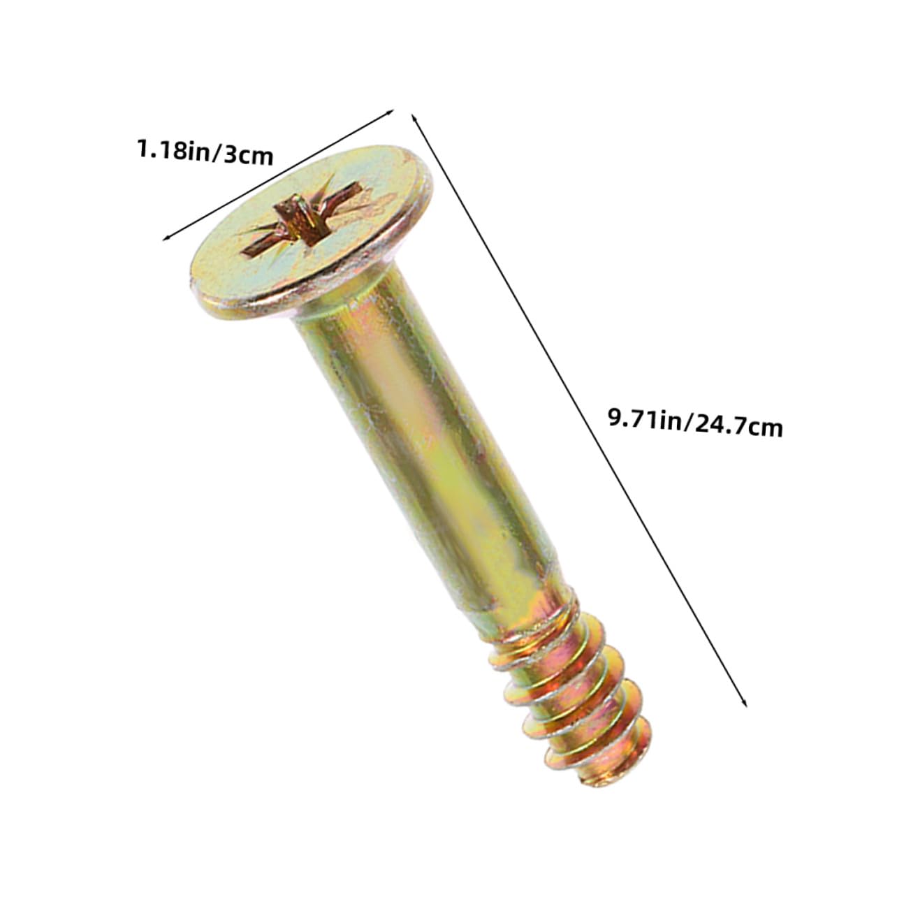 DOITOOL Tornillos Conectores Metálicos Dorados Instalación Rápida, Ideales para Uso al Aire Libre 20 Reutilizables para Gazebo y Toldo