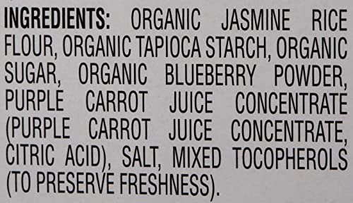 happy baby gentle teethers organic teething wafers blueberry purple carrot 014 ounce packets box of 12 soothing rice cookies for teething babies dissolves easily gluten free no artificial flavor