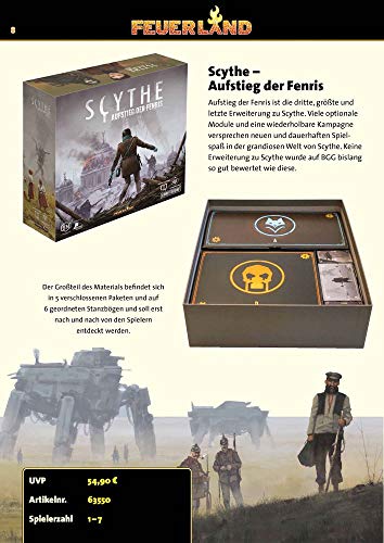 Feuerland Spiele 63550 Juegos Scythe: Aufstieg Der Fenris
