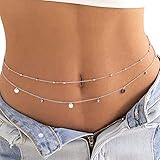 Die türkisfarbene Taillenkette im Boho-Stil hat ein strapazierfähiges Material und einen hellen Glanz, der sich für Nachtclubs, Alltag, Verabredungen, Abendessen und Rollenspiele eignet.