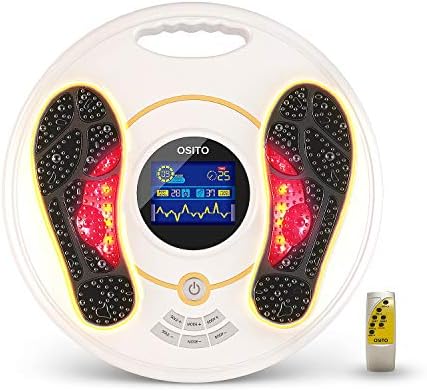 OSITO EMS Foot Circulation Device- Foot & Leg Massager Stimulator-Reducing Legs, Feet Aches and Pains with Increased Circulation