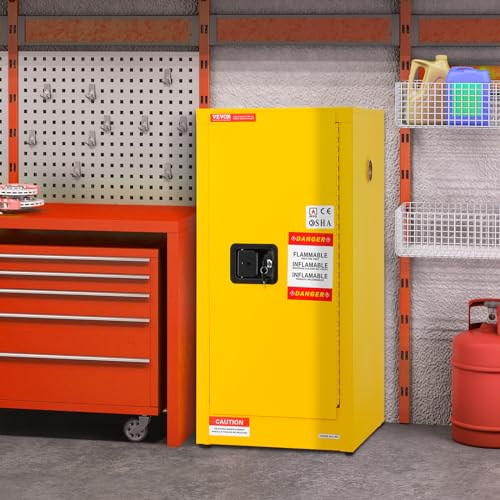 Armario de seguridad contra incendios VEVOR para líquidos inflamables de 60,6 L 3