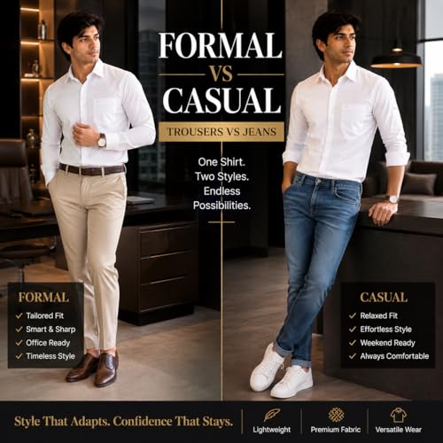 XJARVIS Store XJARVIS Clifton Men’s Formal Shirt White XL - Image 5