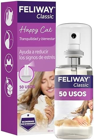 FELIWAY Classic Spray Calming Pheromone for Cats (60ml) Reduces U...