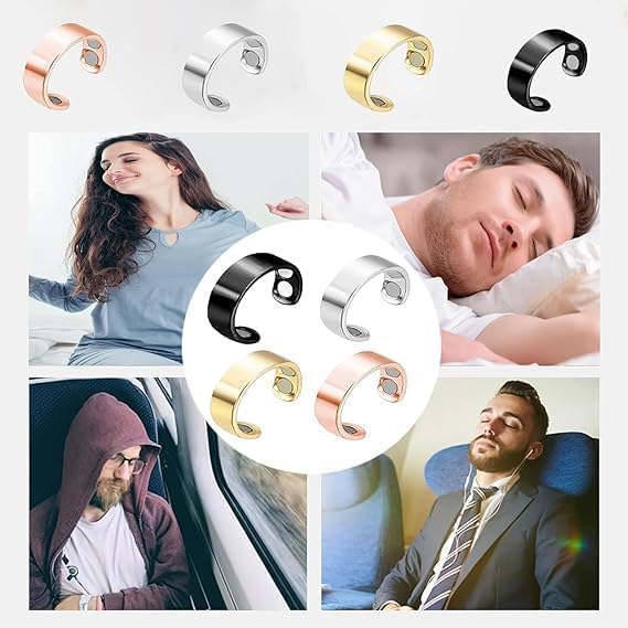Image of Blood Sugar Control Ring, Adjustable Magnetic Therapy Ring for Blood Sugar Management, Lymphatic Drainage, Arthritis Pain Relief (GOLD, 5)