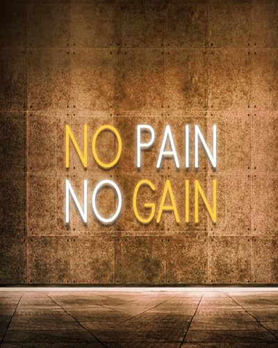 Save on NO PAIN NO GAIN Neon Sign with code V5GHJRB8