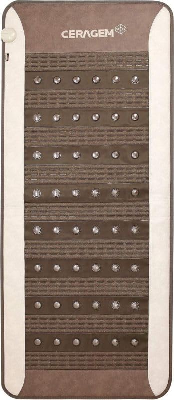 Ceragem Ceramix S1 Ceratonic Mat | Radiant Far Infrared Heat Therapy Mat for Improved Sleep, Circulation, and Pain Relief | Made with Healthful Loess and Serpentine Jade