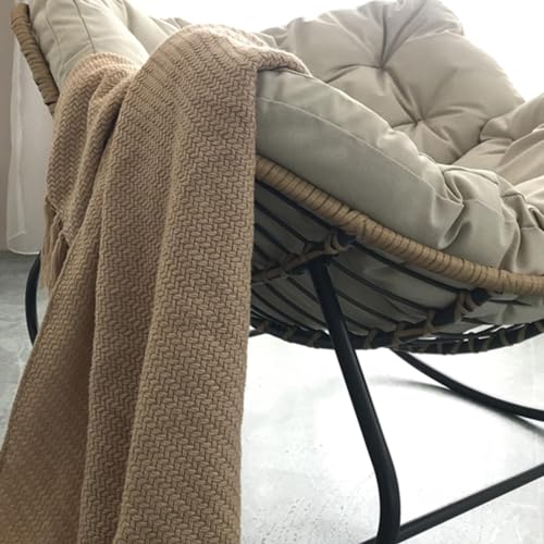 Fauteuil à bascule œuf pour soulager le dos avec grand coussin doux - 5