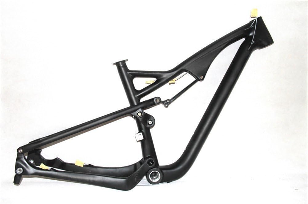 Generic 27.5er Mountain Bike Frameset Carbon Fiber Full Suspension MTB Frame BSA Size 16"/18"/20"