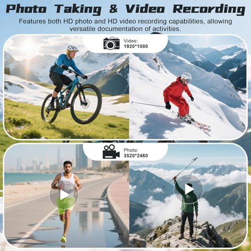 Image of Mini Body Camera HD 1080P Thumb Action Cam, Wearable Body Cam with 64G Card Night Vision 0.9' Display Magnetic Pendant, POV Cam Portable Sports Cam for Pet Cycling Vlogging, Gift for Valentine's Day