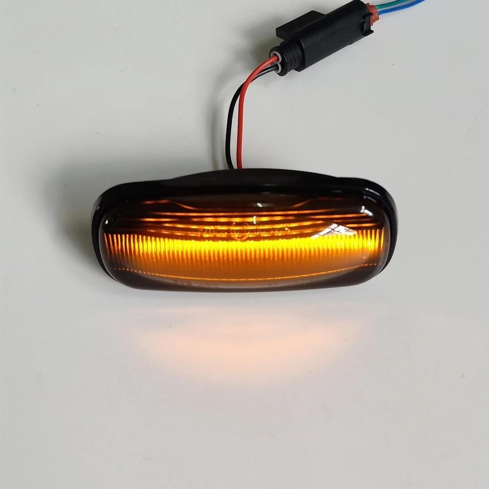 Indicatori Dinamici Laterali A LED Per Land Rover Discovery 2, Defender Td5 E Freelander 1 – Fumo Scuro, Lato Sinistro E Destro
