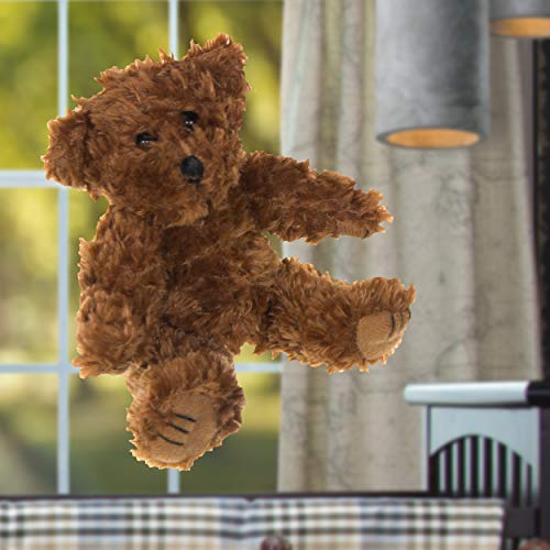 2 Pack Of Brown Teddy Bear Crib Mobile Attachments | Hanging Plush Animal Decorations For Baby Girl Or Boy Playpen Or Crib | Accessories For Use With Mobile Hanger Sold Separately #TOP3