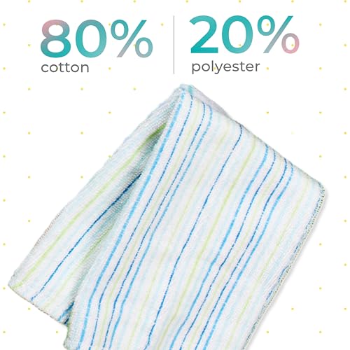 Image of Spasilk Baby 10 Pack Soft Terry Bath Washcloth Wipes