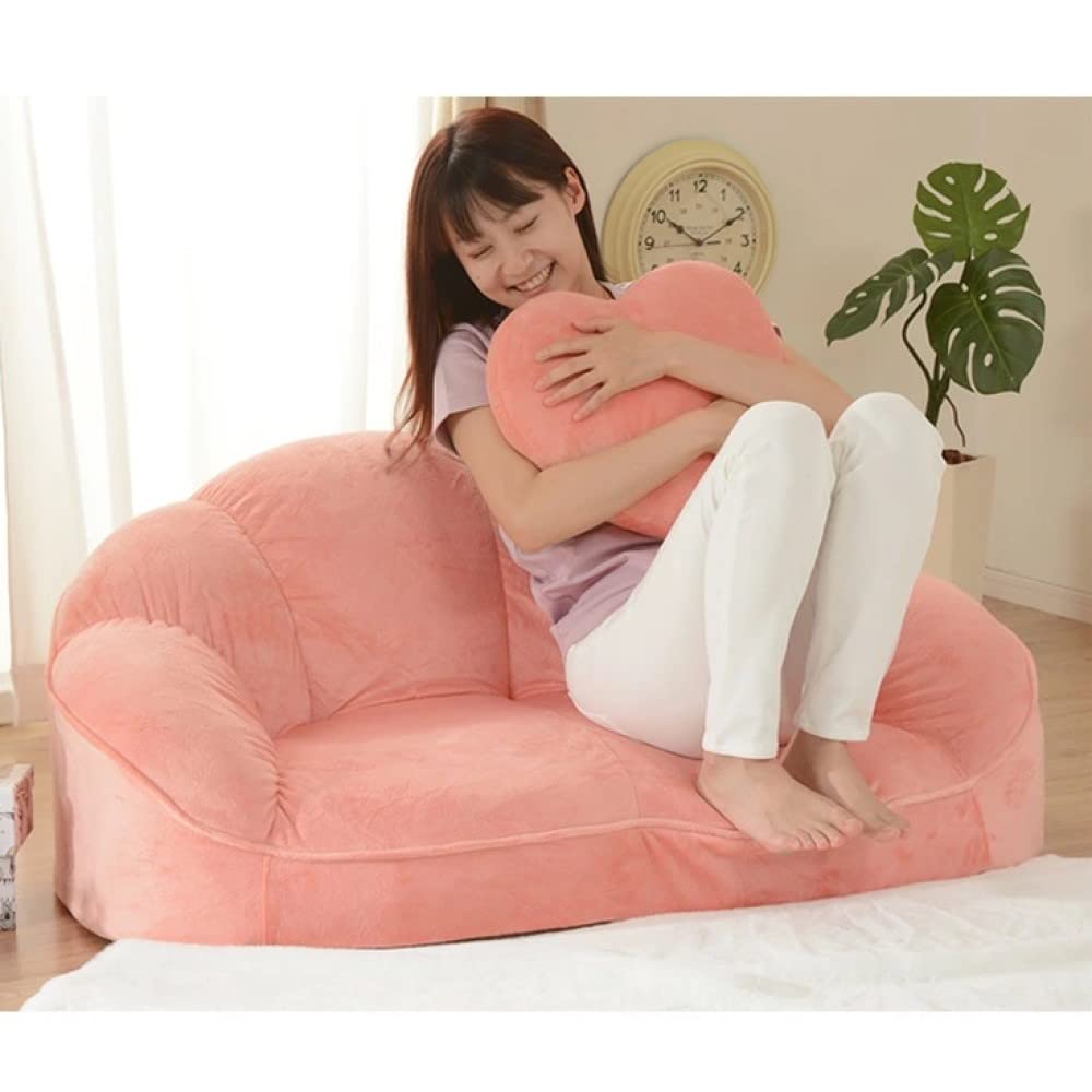 【セルタン日本製高反発フロアソファークロワッサン　テクノピンク2人掛け　新品】 セルタン ローソファー 2人掛け クロワッサン （ ソファ ソファー 二人