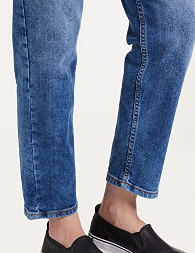 Image of Amazon Brand - INKAST Women's High Rise Ankle Length MOM Fit Jeans