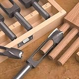 Holzbearbeitung Zapfenbohrer und Dübelschneider aus gehärtetem Schnellarbeitsstahl, 2er-Set mit 8 mm und 10 mm Durchmesser für Möbelherstellung und präzises Holzschneiden