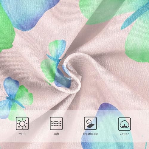 Green Blue Butterflies Pastel Pink Toddler Girls Underwear 2t Cotton Girl Panties Cute Durable Briefs Kids Undies3