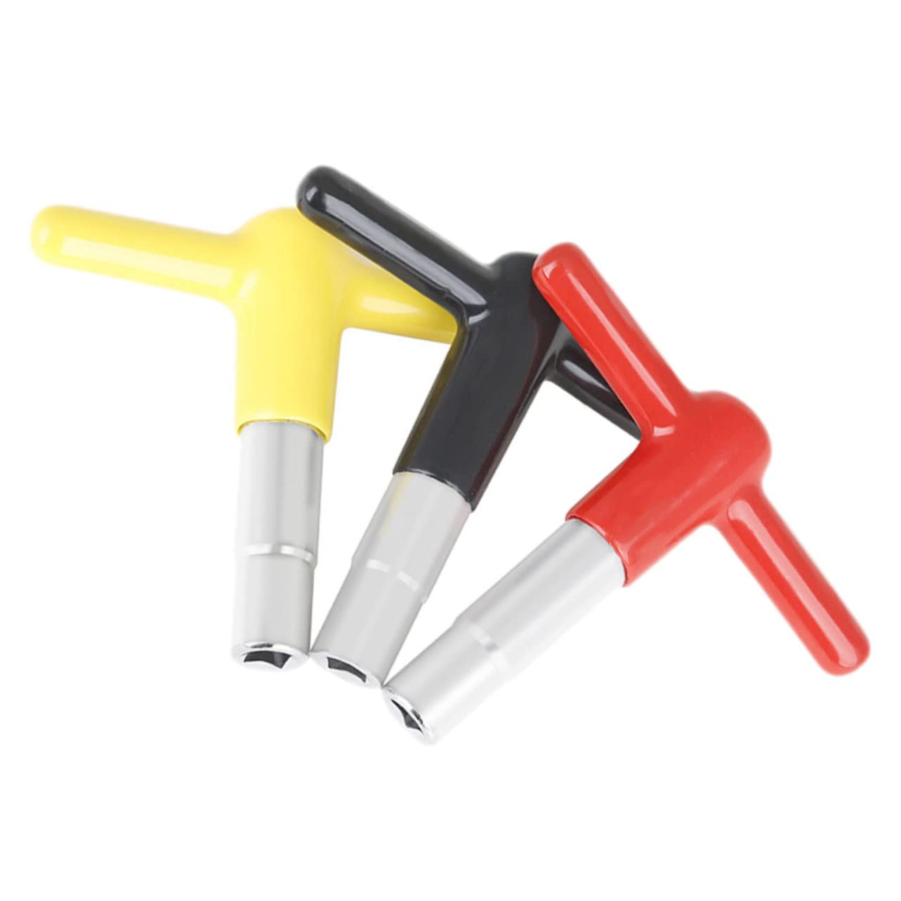 BESPORTBLE 3Pcs Drum Tuning Keys with Protective Sleeve Drum Key Tuners for Beginners Durable Metal Drum Accessories for Easy Assembly