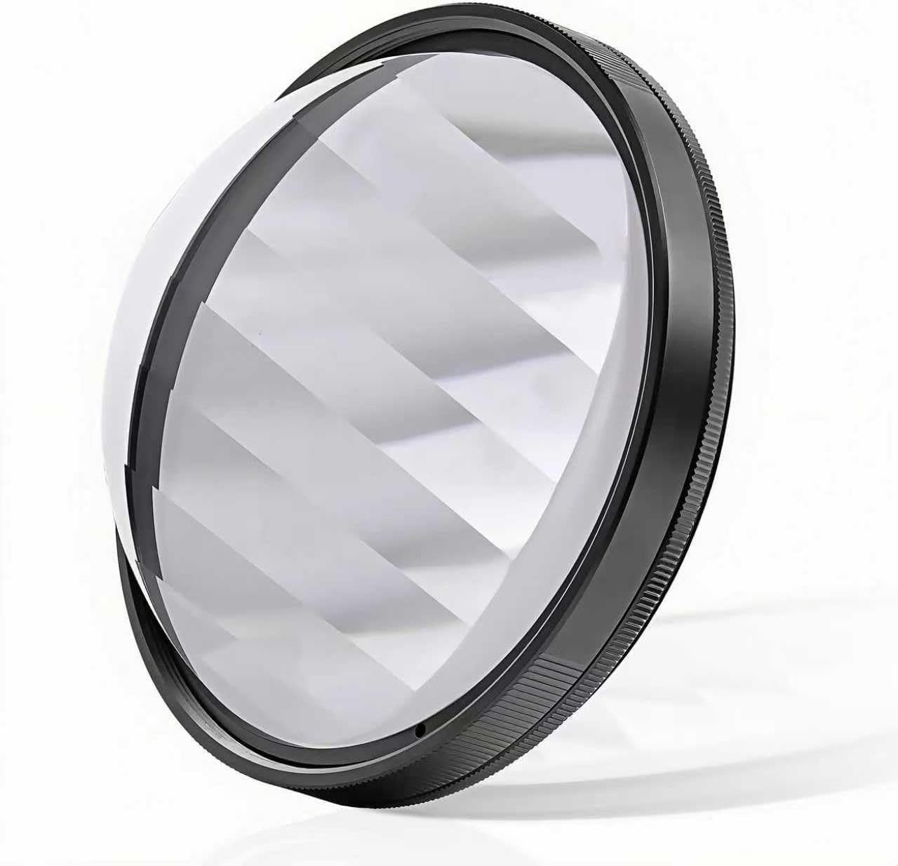 GREEN.L 82mm Linear Prism Filter, Special Effects Filter for Creative Multiple Images & Foreground Blur, Premium Optical Glass, with Portable Pouch