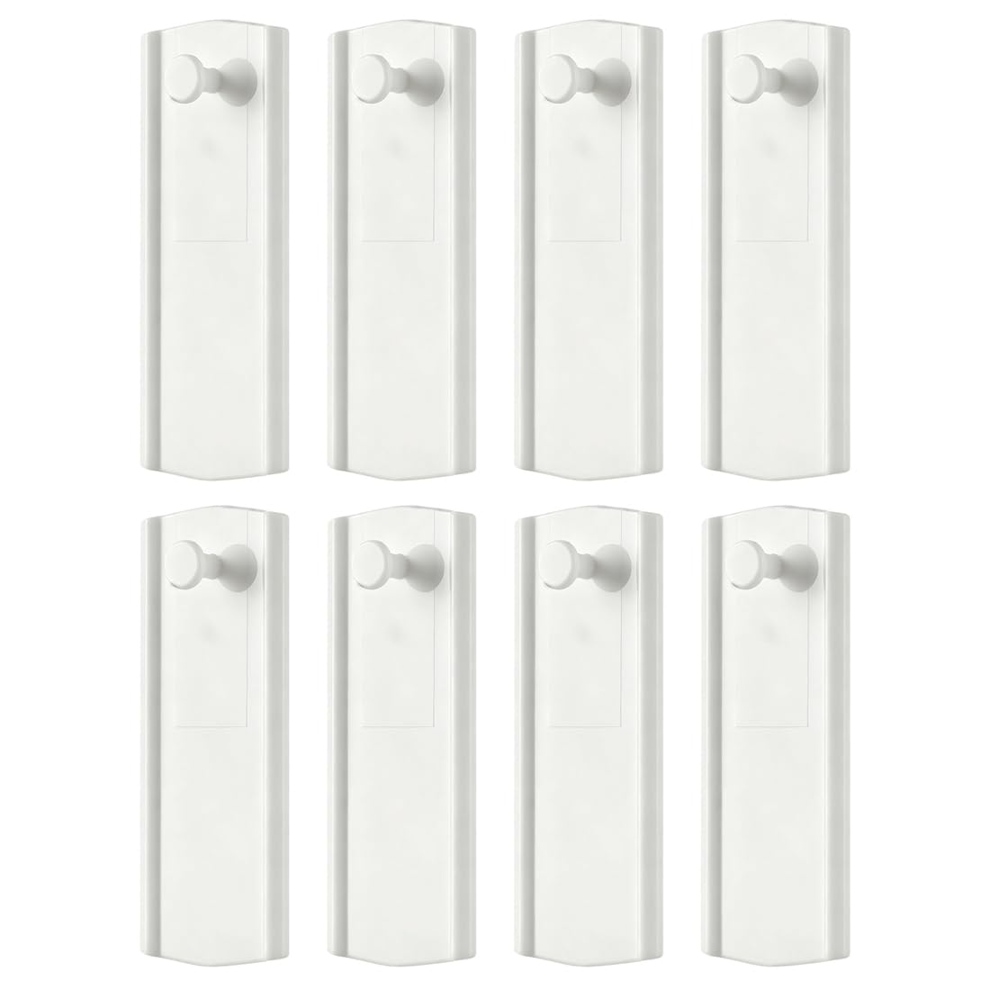 Aundhegrtt As Shown Universal Frame Hangers(8Pcs) With 24 Adhesive Strips(2 Per Hanger), For D-Ring Compatible, Wall Mount, Removable, Damage-Free