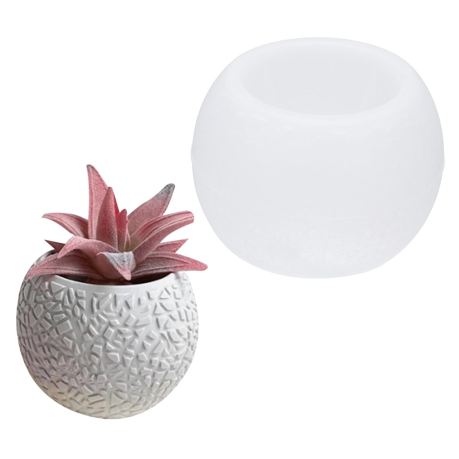 Moule en silicone pour pot bricolage bougeoir moule béton DIY