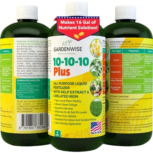 GARDENWISE 10-10-10 All Purpose Plant Food - Liquid Fertilizer with