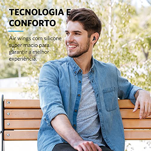 Fone de Ouvido TWS Anker Soundcore Life Dot 2, 100 horas de autonomia, Bluetooth 5, IPX5, Design con