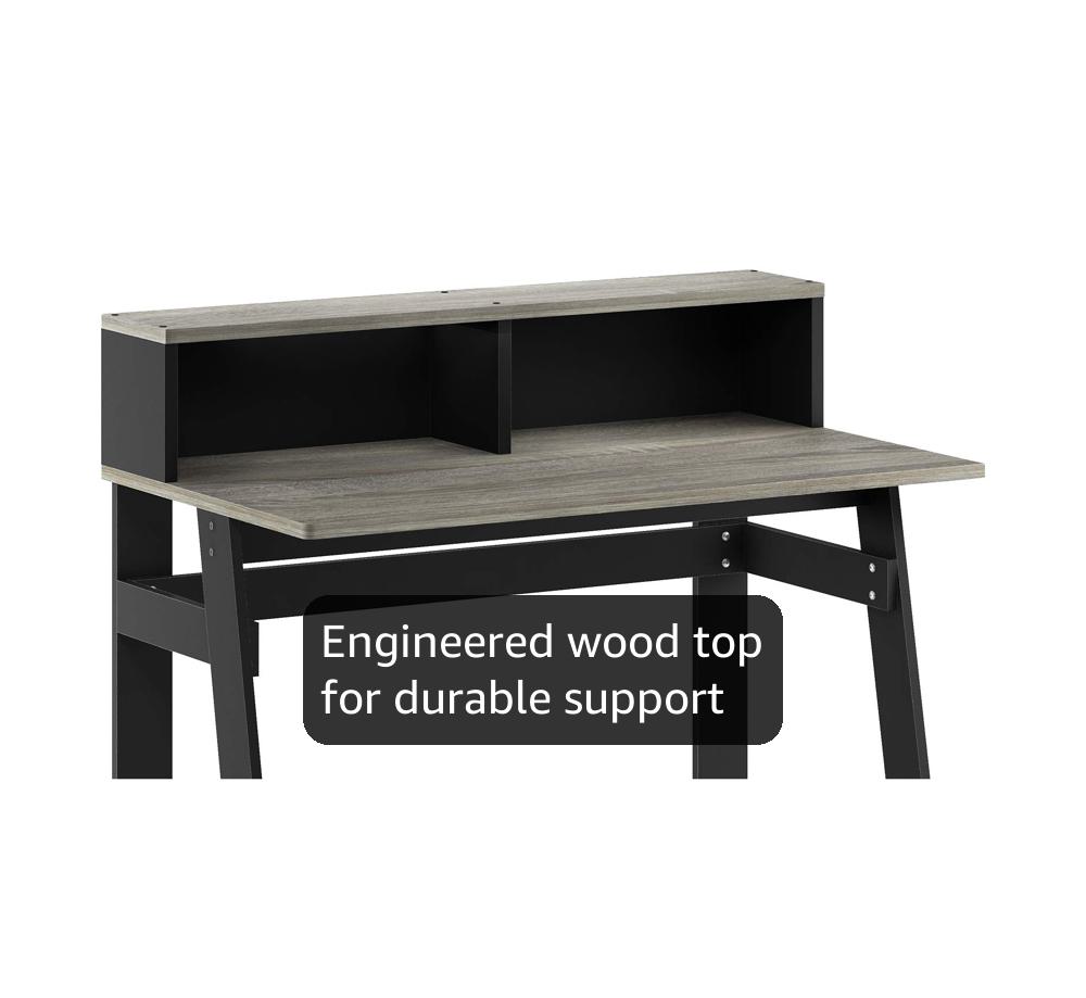 Amazon.com: Furinno Simplistic A Frame Computer Desk, Black/French