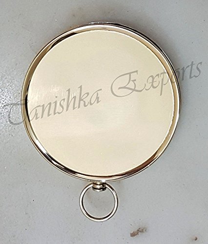 Brújula de bolsillo náutica 3 pulgadas latón macizo miniatura 2