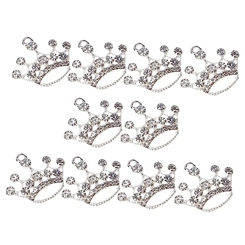 Veemoon 10Pcs Alloy Dog Crown Ornament Crafts for Party Decoration Charming Photo Prop for Pets Unique Keepsake Accessories for Weddings and Celebrations