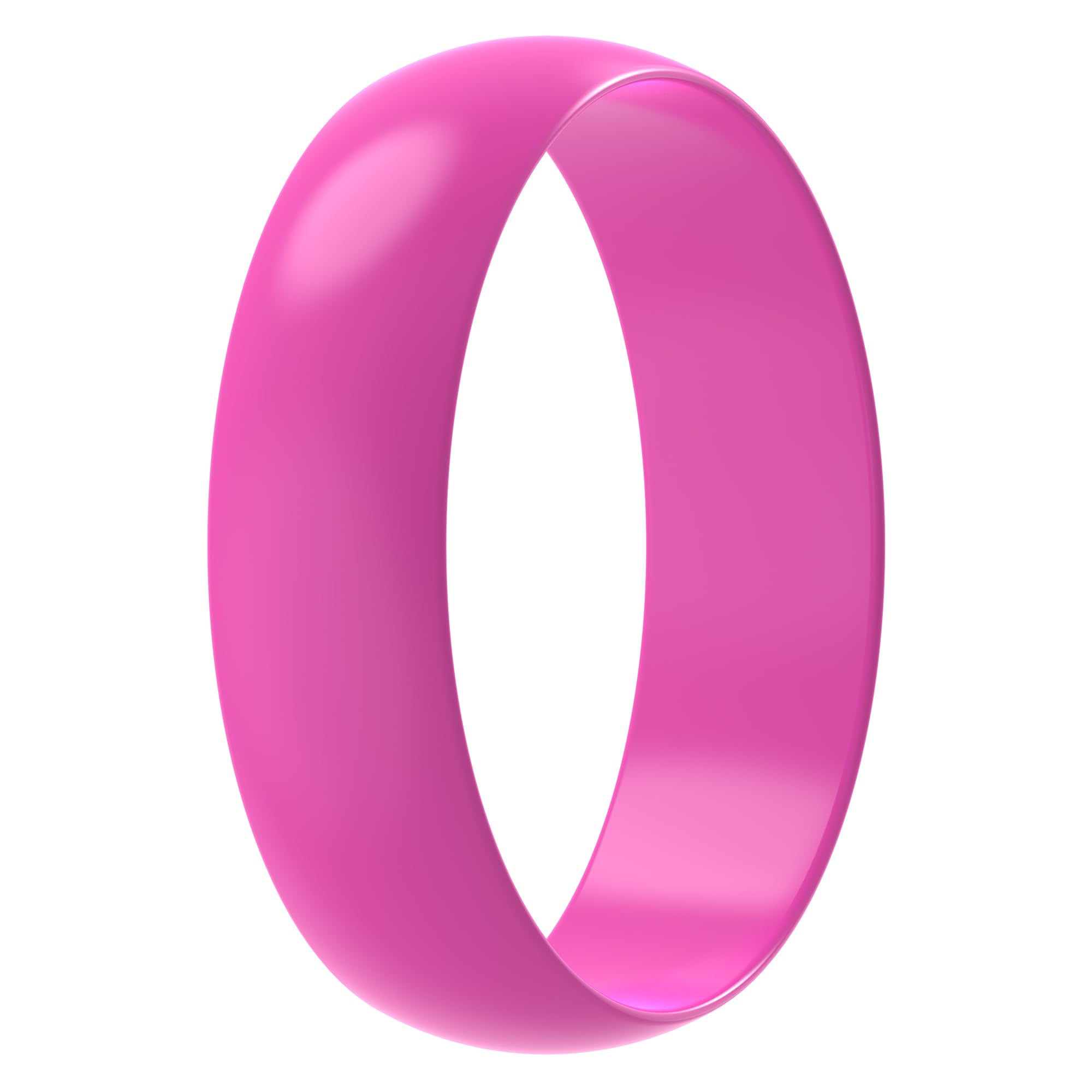 ThunderFit Silicone Wedding Ring for Men - Rubber Engagement Band - Width 8.0mm Thickness 2.0mm