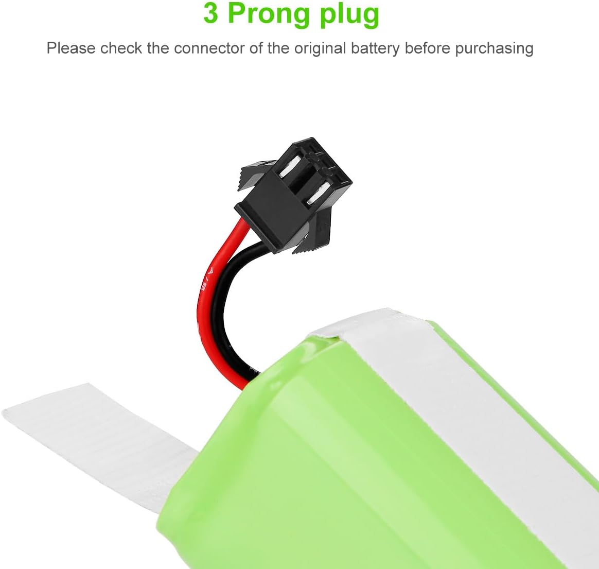 14.4V 2600mah Li-ion Replacement Kompatibel mit Ecovacs Deebot N79S, 500, N79, DN622 and RoboVac 11, 11S, 12, 15C, 25C, 30, 30C, 35C Vacuum Cleaners（2600mah,1 Pack）