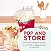 DASH Hot Air Popcorn Popper Maker with Measuring Cup to Portion Popping Corn Kernels + Melt Butter, 16 Cups - Red