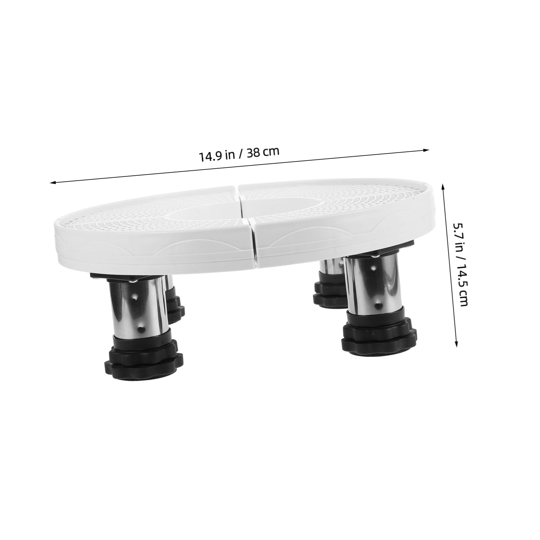 Soporte para Aire Acondicionado Elevable de Plástico Blanco