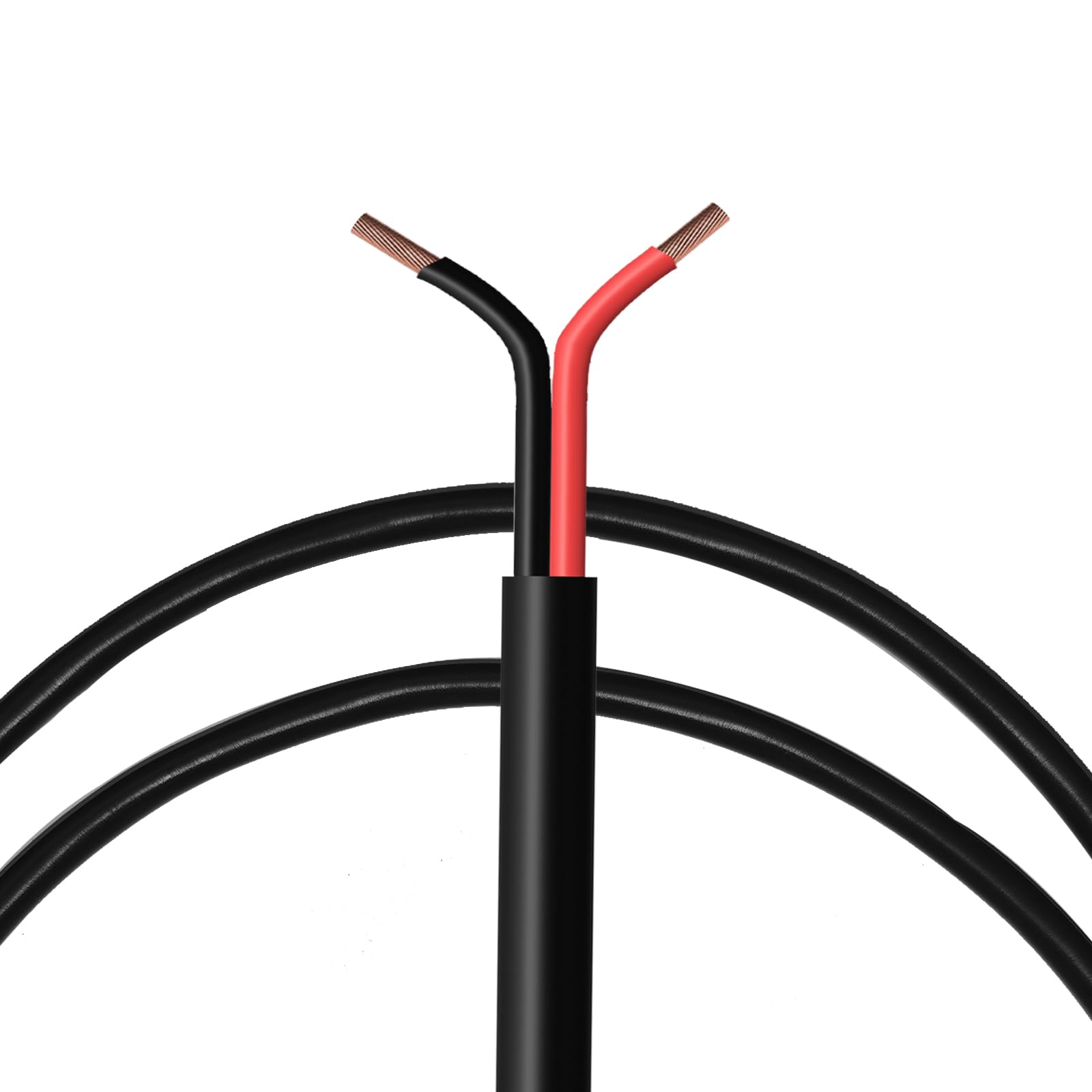 Photo 1 of 16 Gauge 2 Conductor Electrical Wire Oxygen-Free Copper Cable, 50FT 2 Core Pure Copper Flexible Cable Wire for LED Strips Lamps Lighting Residential Wiring Car Circuit (16AWG-2C, 50FT)