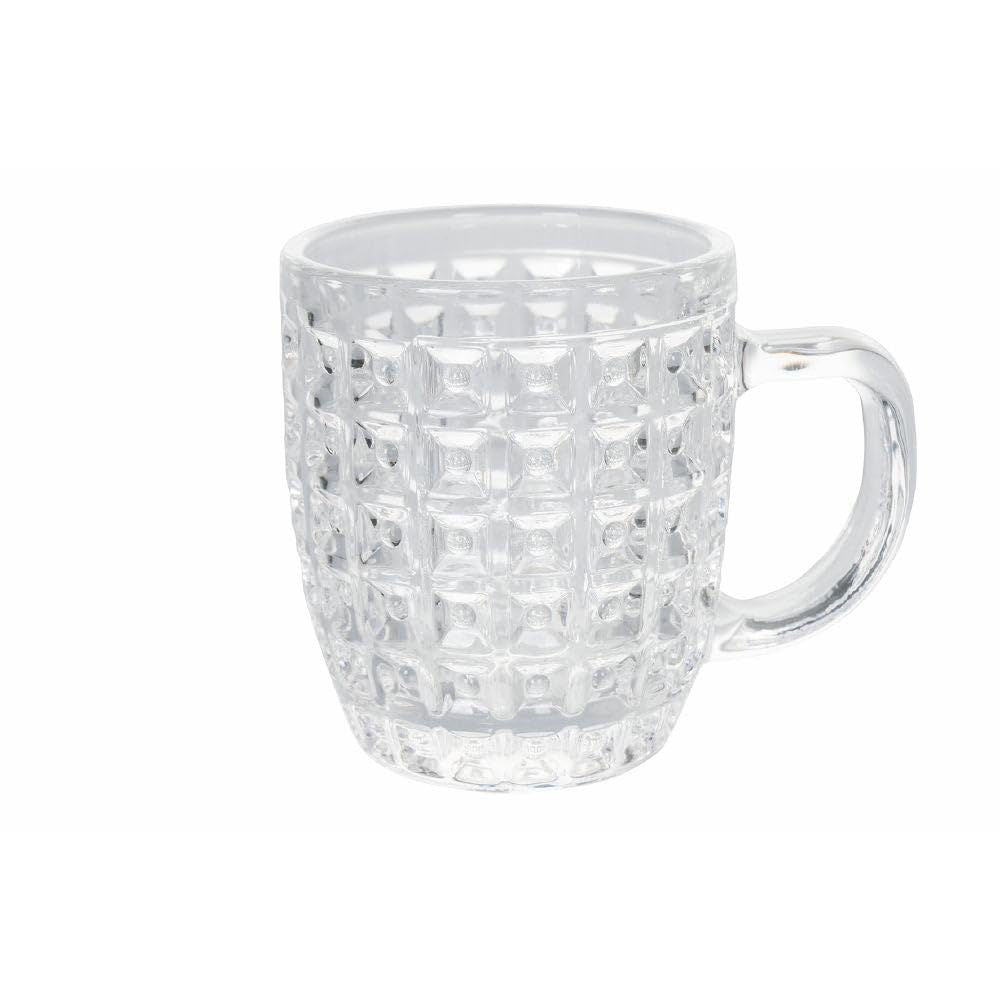 Set 6 tazzine caffè 90 ml in vetro colorato, Geometrie