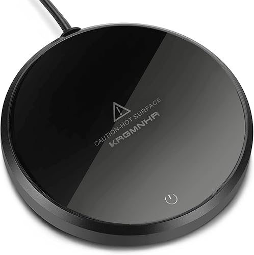 KRGMNHR - Calentador de tazas de café, calentador de tazas de apagado automático para uso en el escritorio de la oficina en casa, calentador