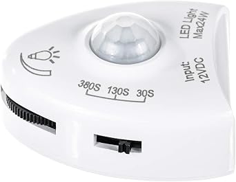 GZBtech Replaceable Motion Sensor Under Bed Warm White Strip Light
