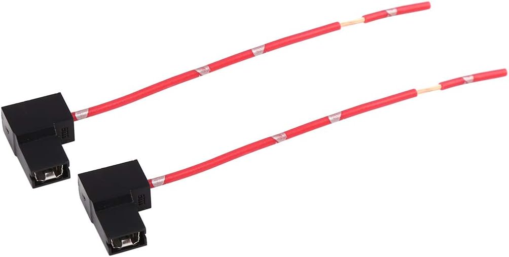 uxcell DC 12V H1 H3 Car Light Socket Headlight Wire Harness Connector Adapter 2pcs