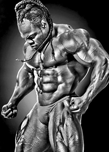 NewBrightBase Kai Greene Fabric Cloth Rolled Wall Poster Print - Size: (17" x 13")