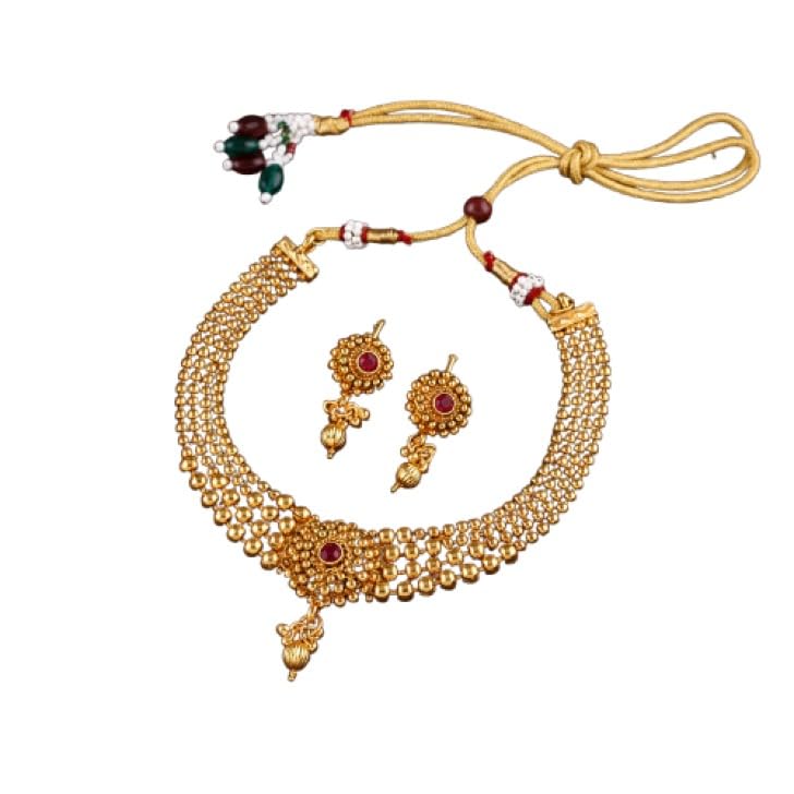 Women's Stylish Necklace With Matching Earrings Elegant Jewelry Set For Party, Wedding, Festive, Traditional & Casual Outfit-picture-28