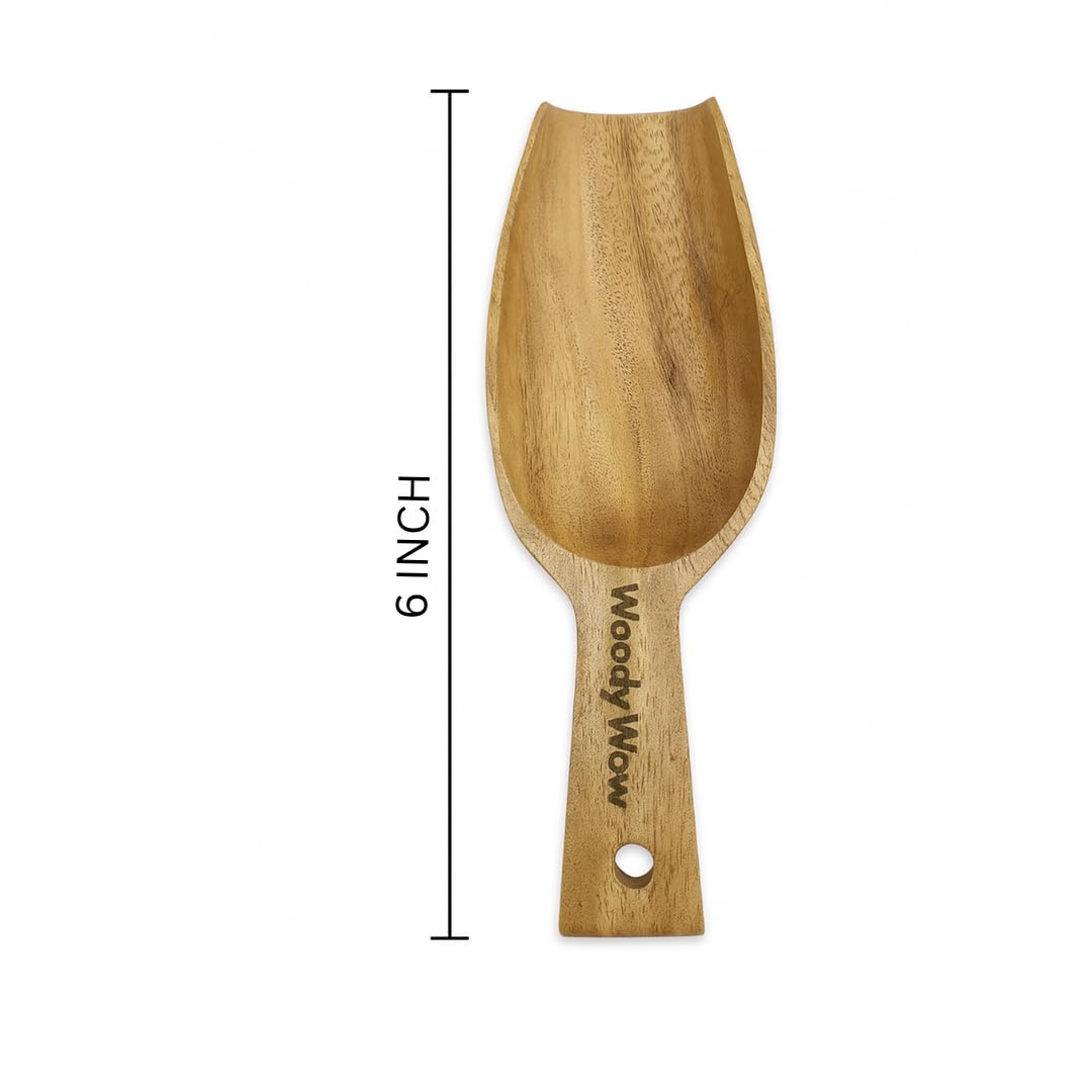 Neem Wooden Scoop Set - Eco-Friendly Kitchen Scoops -2 Neem Wooden Scoop Set - Eco-Friendly Kitchen Scoops -2