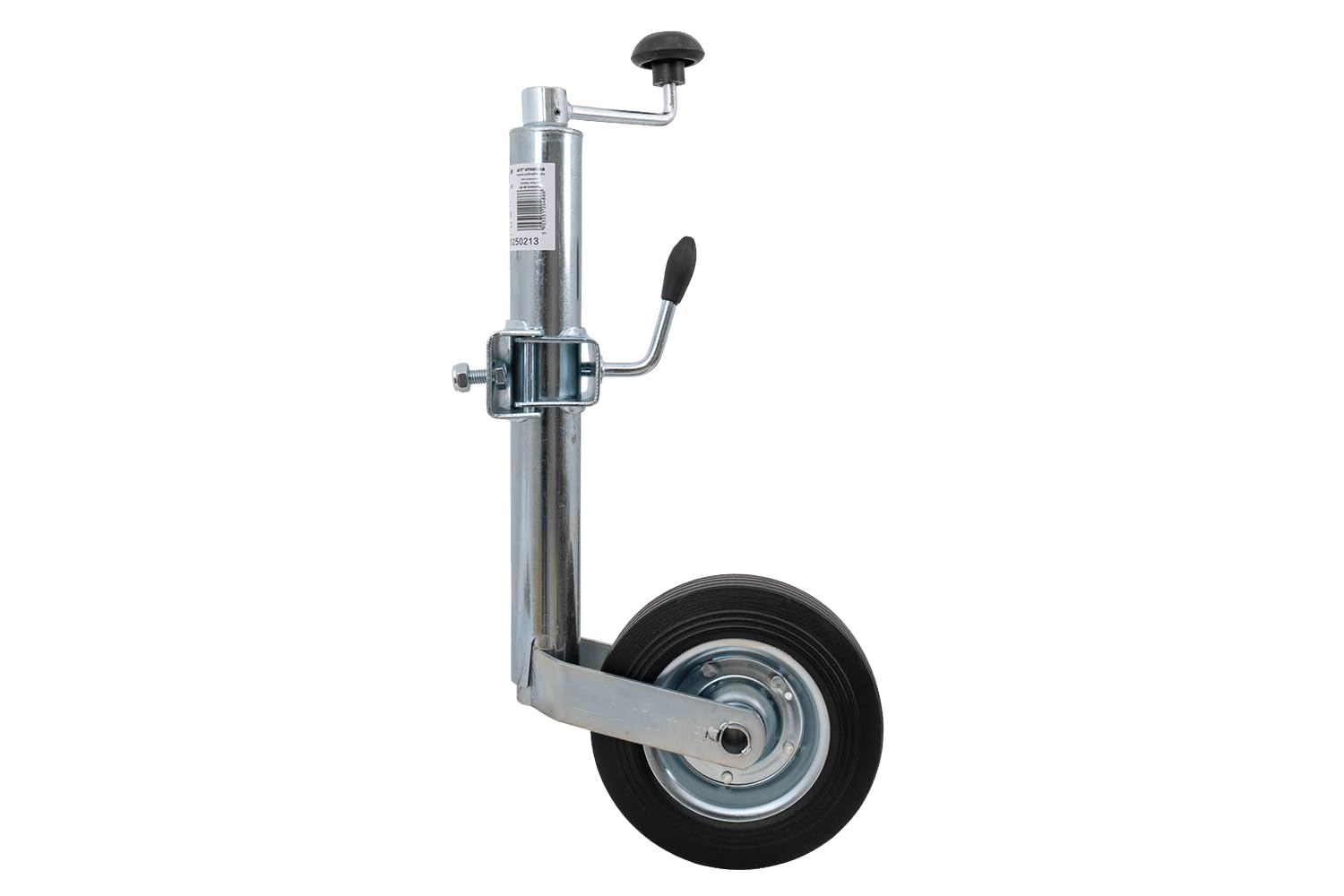 Roue jockey avec collier Unitrailer pour remorque 150 kg LB 48 mm