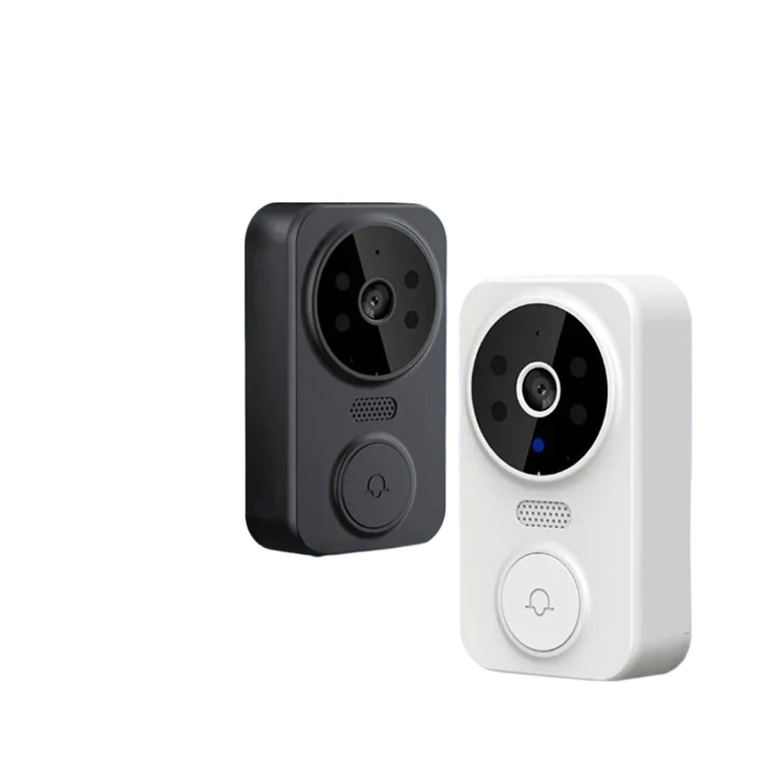 Citofono visivo senza fili WiFi Tuya monitoraggio remoto (nero)
